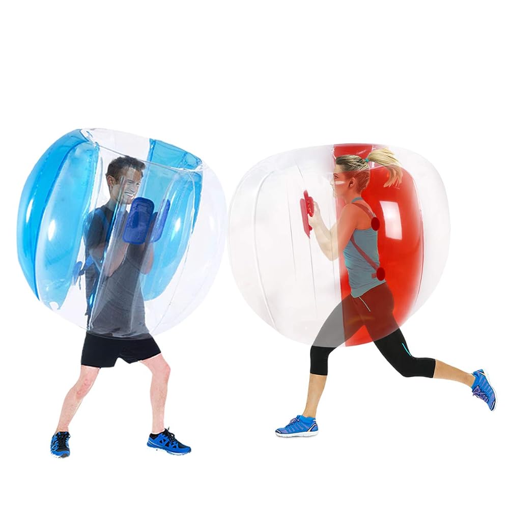 Inflatable Bumper Balls 48 inch, 2-Pack, Red and Blue