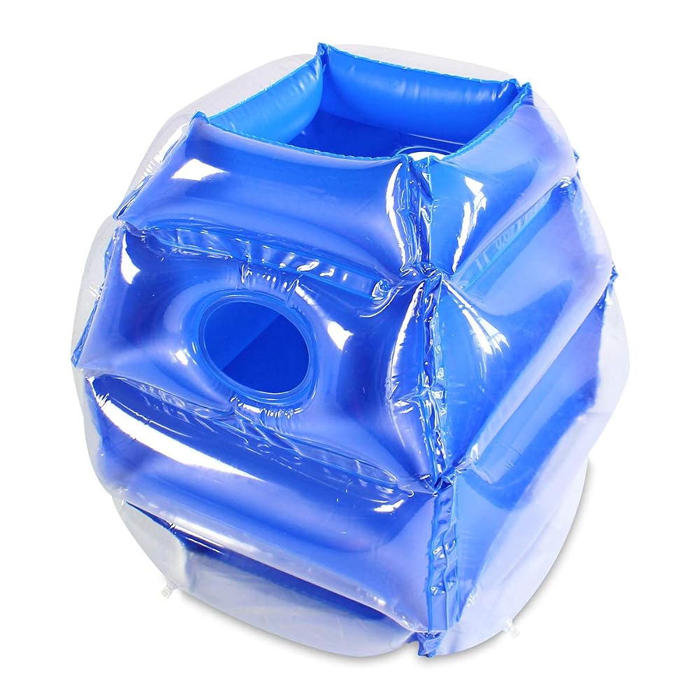 Kids Bumper Bounce Balls 24 inch, 2-Pack, Blue and Red, view 4