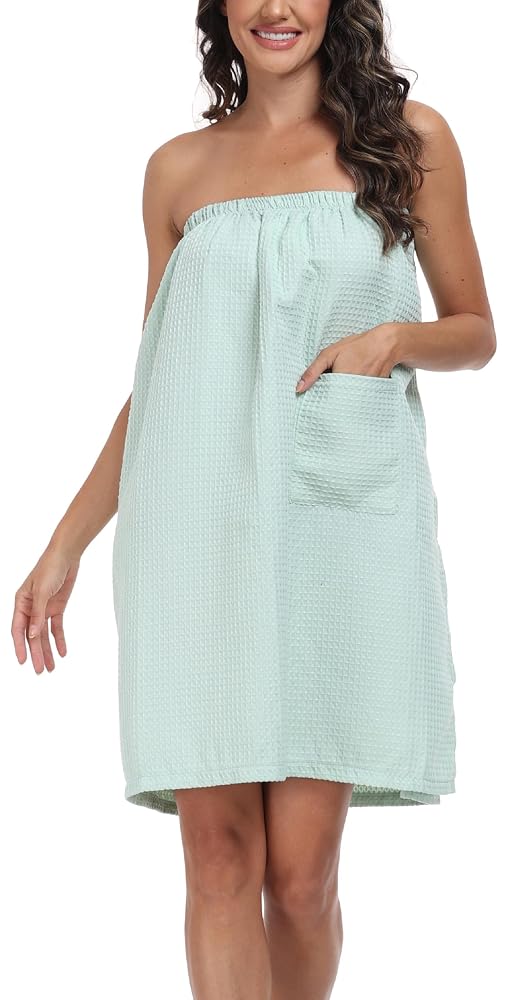 Waffle Bath Towel Wrap, Quick Dry
